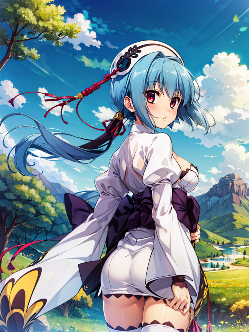 14409-1382119638-(masterpiece_1.3), (best quality_1.2), (illustration_1.2),1girl, solo，sei _(sash_), sei _(hat_), sei _(thighhighs_), sei _(kimon.png